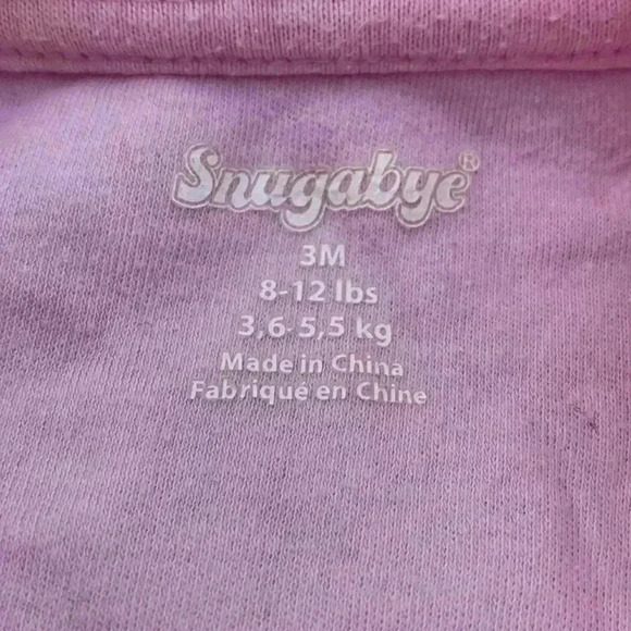 Five for 25 Snugabye,  lightweight sleeper, with ribbons and zipper, 100% cotton - Picture 6 of 7